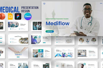 do medical research pitch deck healthcare presentation powerpoint slides design