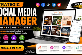 manage and grow your social media with engaging content design