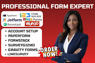 setup typeform jotform wufoo  zohoform formstack paperform 123formbuilder
