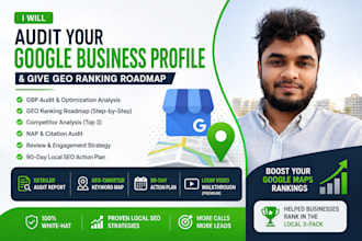 audit your google business profile and give GEO ranking roadmap