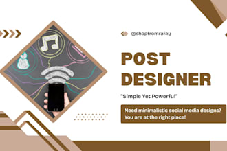 design advertisement posts for you