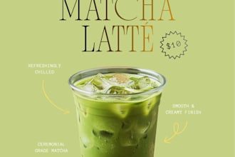 design attractive cafe posters and menus