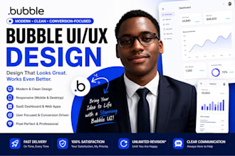 build your mvp saas web app as an expert bubble io developer
