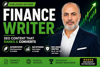 write finance and fintech articles that build authority