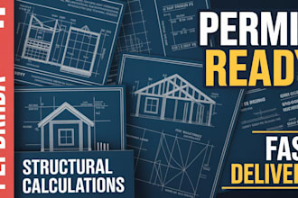 florida pe stamp structural calculations and permit drawings