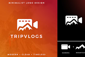 design modern minimalist logo for your business or brand
