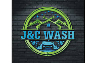design premium fresh cleaning service logo