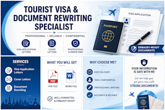 prepare tourist visa application