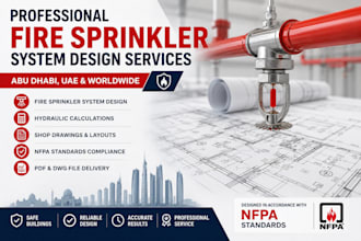 professional fire sprinkler system design and hydraulic calculation services