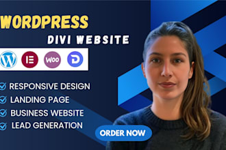 design a high converting divi landing page optimized for cro UX leads generation