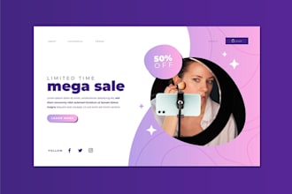 create a landing page for your business
