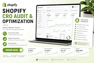 do shopify store audit increase conversion rate optimization cro audit