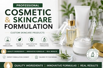 do cosmetic and skincare product formulation professionally