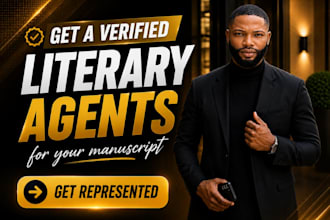 write outstanding winning query letters, submit book to reputable literary agent