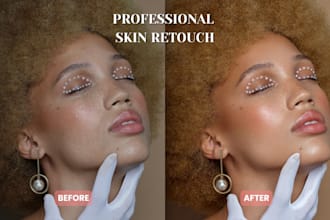 retouch your beauty photography, natural skin texture