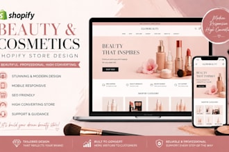 do beauty and cosmetics shopify store design