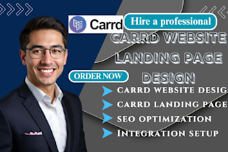 carrd website, carrd landing page, carrd co website, one page website carrd