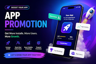 aso mobile app promotion or android game marketing