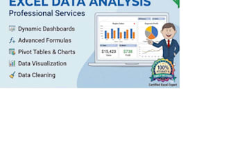 do excel data analysis, advanced formula and dynamic