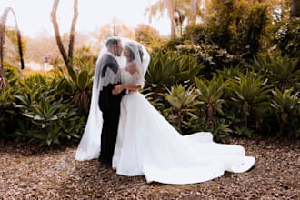 do wedding and portrait retouching