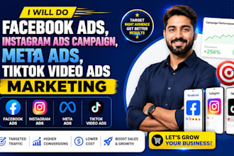 do facebook ads, instagram ads campaign, meta ads, tiktok video ads marketing