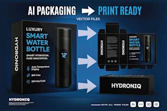 convert ai generated packaging box design into print ready vector files