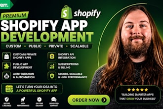 develop custom shopify app and store features