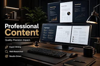 write professional letters, bios, and custom text content