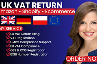 file UK vat return for amazon shopify ebay ecommerce businesses