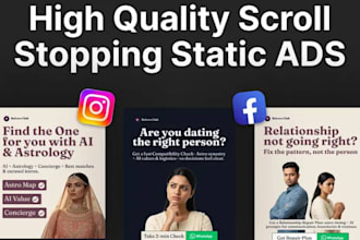 create static ads design static ads meta ads banner interactive static ads