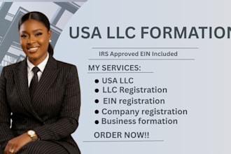 register US llc, ein, operating agreement and company formation in 24hours