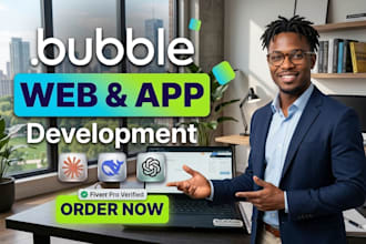 build a custom bubble website or bubble io web application