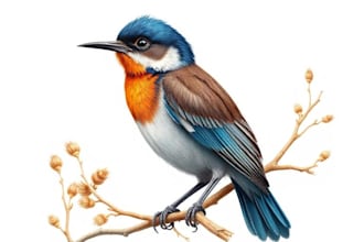 draw birds or animals in scientific illustration digitally