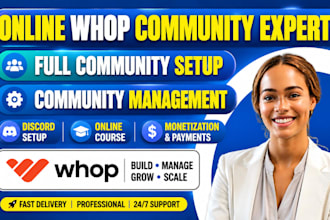 setup your whop community whop community online course membership and automation