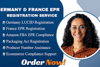 do germany, france lucid epr registration for amazon fba sellers