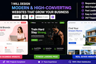 design a responsive wix website and wix redesign