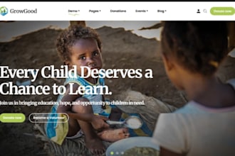 design squrespace nonprofit website donation fundraising charity campaign