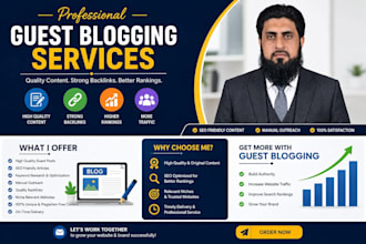 do guest posting and build quality backlinks