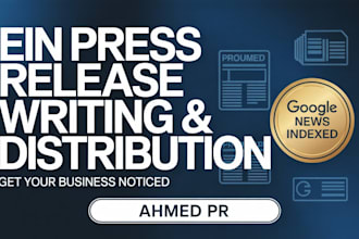 write, distribute and publish a professional ein press release