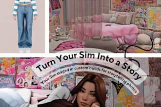 create sims 4 storytelling screenshots with your sim