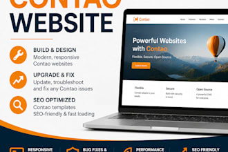 build contao website, fix contao website issues, contao template SEO