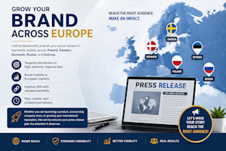 publish your press release in poland, sweden, denmark, russia top sites