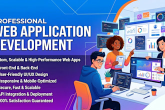 develop a web application for your business