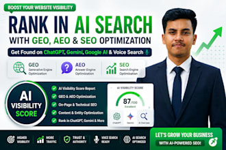 build ai visibility score to rank websites in chatgpt, gemini, with GEO aeo SEO