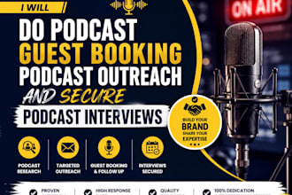 do podcast guest booking podcast outreach and secure podcast interviews