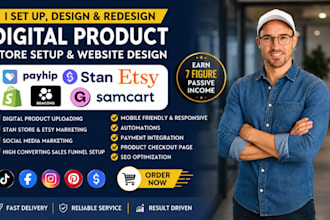 setup your stan store digital products sales funnel and automation
