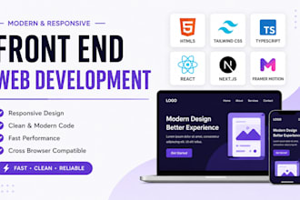 be your front end web developer
