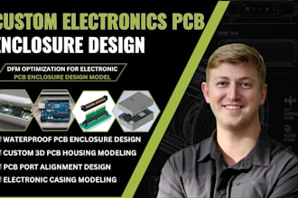 design custom 3d pcb enclosures and electronic product casings