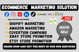 promote etsy shopify ebay store to boost traffic and sales