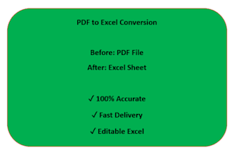 convert scanned PDF to editable excel spreadsheet